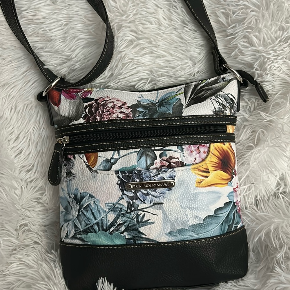 Stone Mountain Floral Crossbody Bag